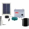 T.I.P. T.I.P. SBS 36 30338 Automatisch irrigatiesysteem op zonne energie (36 l/h pomphoeveelheid, 3 m opvoerhoogte, 2.000 mAh accu, 0,7 watt zonnecollector, complete set, 10 m slang, 15 driewegventielen, 15 Tuinslangaccessoires