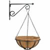 Esschert Hanging baskets Hanging basket 30 cm met muurhaak metaal complete hangmand set